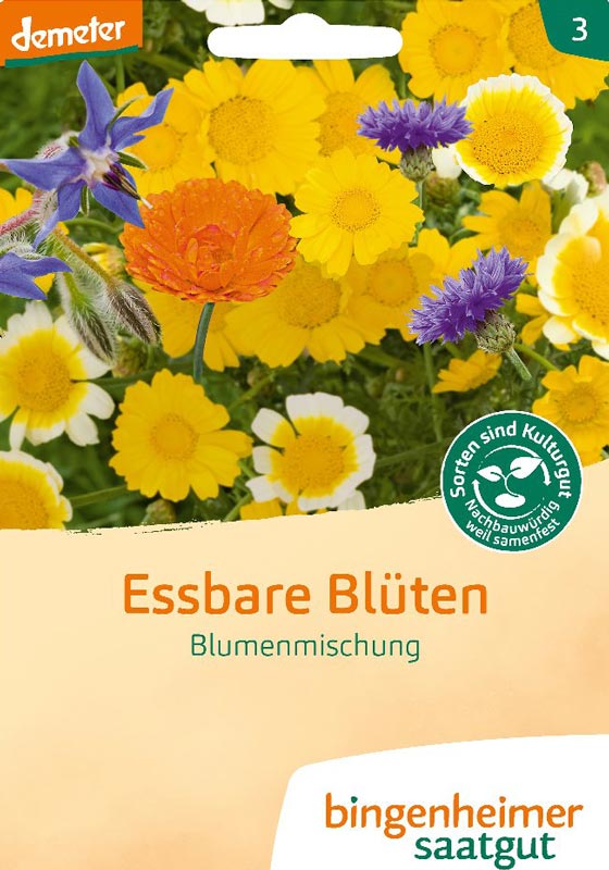 Essbare Blüten Bingenheimer Saatgut