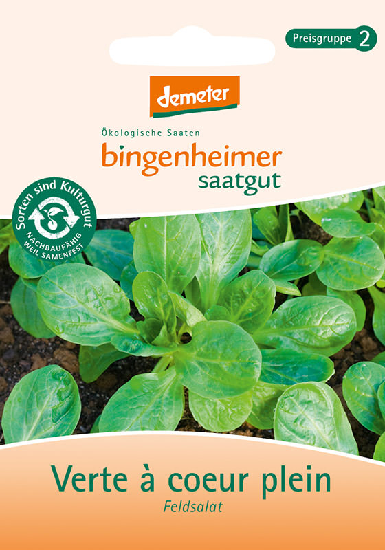 Bio Feldsalat Dunkelgrün Bingenheimer Saatgut