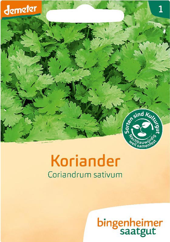 Koriander Bio Bingenheimer Saatgut