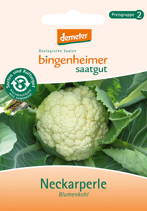 Bio Neckarperle Blumenkohl Bingenheimer Saatgut