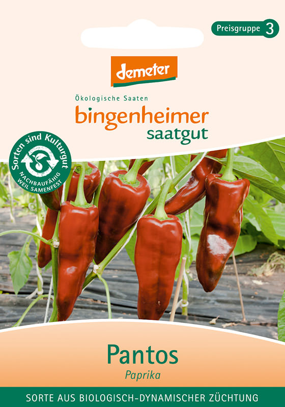 Bio Pantos Paprika Bingenheimer Saatgut