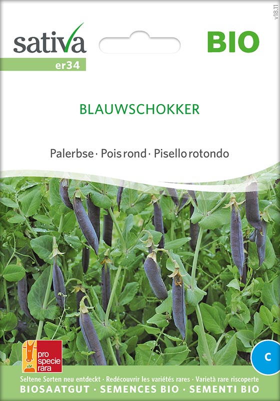 Bio Saatgut Palerbse Blauwschokker