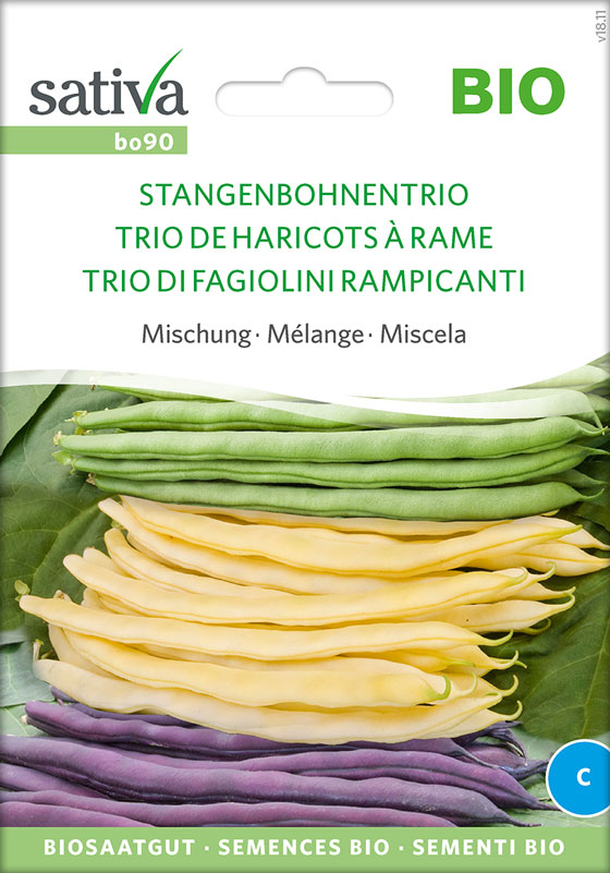 Stangenbohnentrio