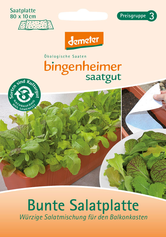 Bunte Salatplatte -Bio- Bingenheimer Saatgut
