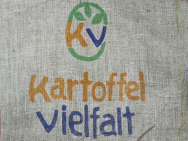 Jutesack 25kg Kartoffelvielfalt Logo